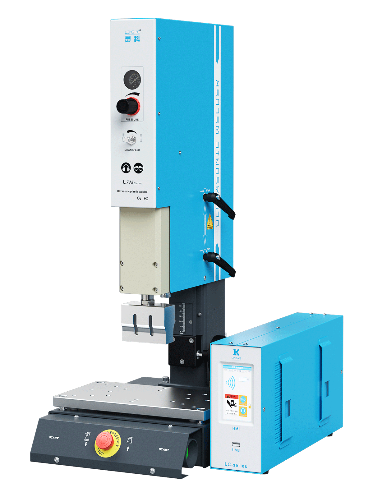 靈科超聲波塑料焊接機 35kHz-1200W L745 Standard 數(shù)字